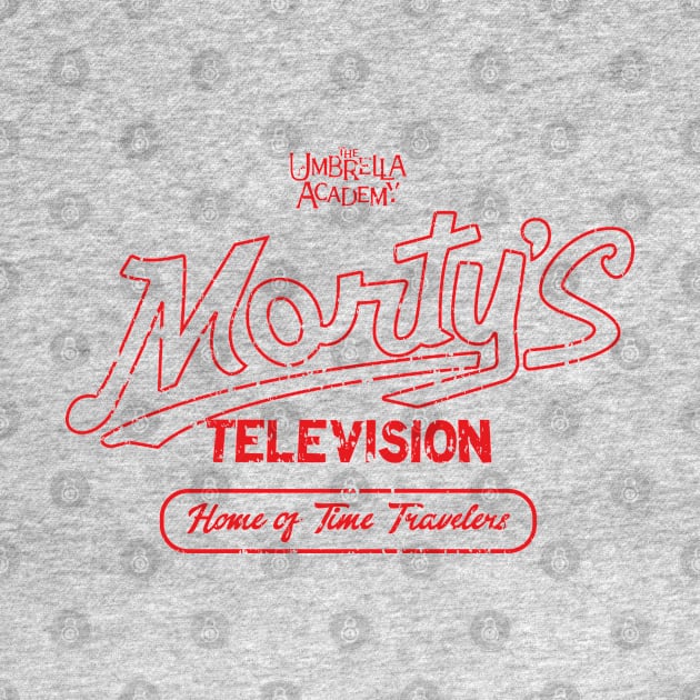 UMBRELLA ACADEMY 2: MORTYS TELEVISION (GRUNGE STYLE) by FunGangStore